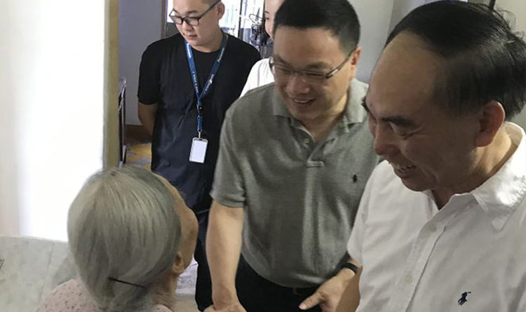 杭州市民政局、財(cái)政局等一行檢查指導(dǎo)廣宇安諾適老化改造工作